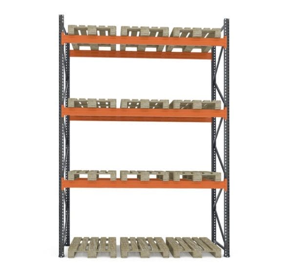 Raft palet tip extensie - H:4000mm x L:2790mm x W:1100mm, 3000 kg/nivel - Handlekraft Raft palet tip extensie - H:4000mm x L:2790mm x W:1100mm, 3000 kg/nivel