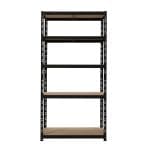 Raft tip polita - H:1800mm x L:900mm x W:400mm, polite MDF, negru