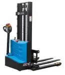 Transpalet electric cu catarg ES1225 DM, cu picioare si furci reglabile
