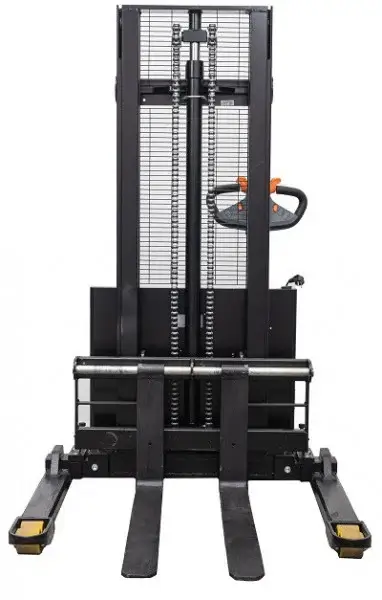 Transpalet electric cu catarg ES1225 DM, cu picioare si furci reglabile