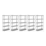 Set promo: Pachet 5 x Raft tip polita galvanizat - H:1830mm x L:900mm x W:580mm, polita metalica