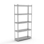 Raft tip polita galvanizat - H:1830mm x L:900mm x W:380mm, polita metalica