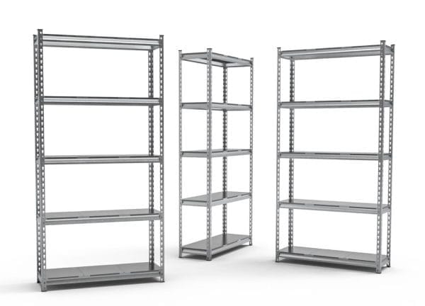 Raft tip polita galvanizat - H:1830mm x L:900mm x W:380mm, polita metalica