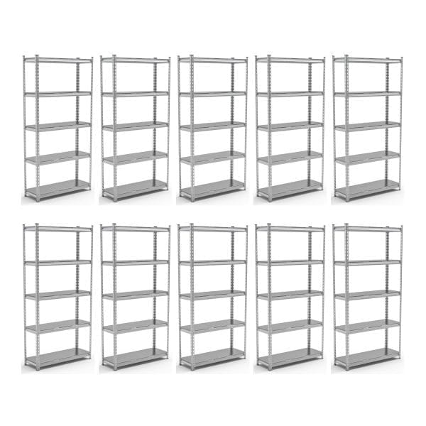 Set promo: Pachet 10 x Raft tip polita galvanizat - H:1830mm x L:900mm x W:380mm, polita metalica