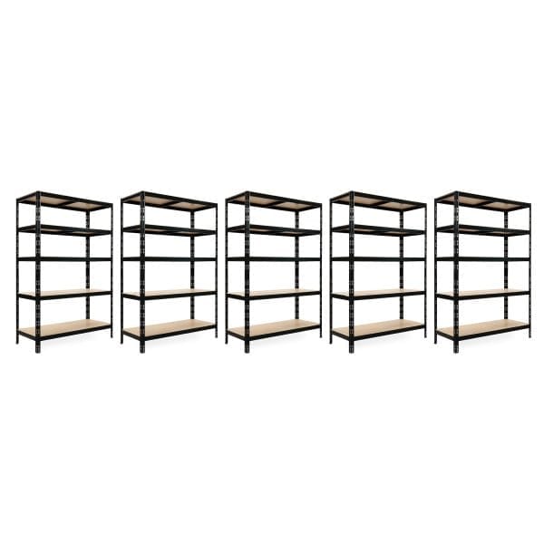 Set promo: Pachet 5 x Raft tip polita - H:2000mm x L:1200mm x W:400mm, polita MDF