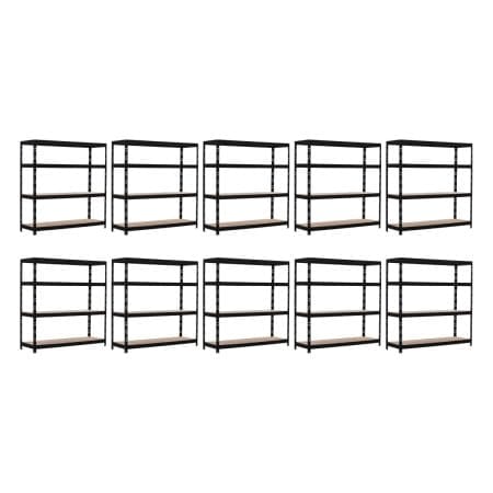 Set promo: Pachet 10 x Raft tip polita - H:1800mm x L:1200mm x W:500mm, polita MDF