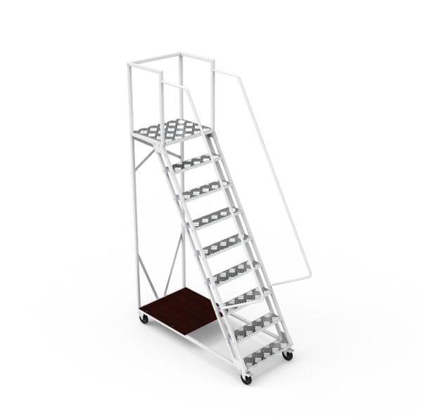 Scara mobila cu platformă HK - 2148x1656x700 mm, 8+1 trepte