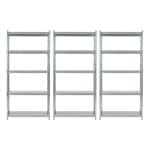 Set promo: Pachet 3 x Raft tip polita galvanizat - H:1830mm x L:900mm x W:380mm, polita pal laminat