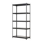 Raft tip polita - H:1830mm x L:900mm x W:480mm, polita pal laminat, negru