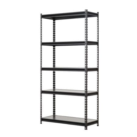 Raft tip polita - H:1830mm x L:900mm x W:480mm, polita pal laminat, negru